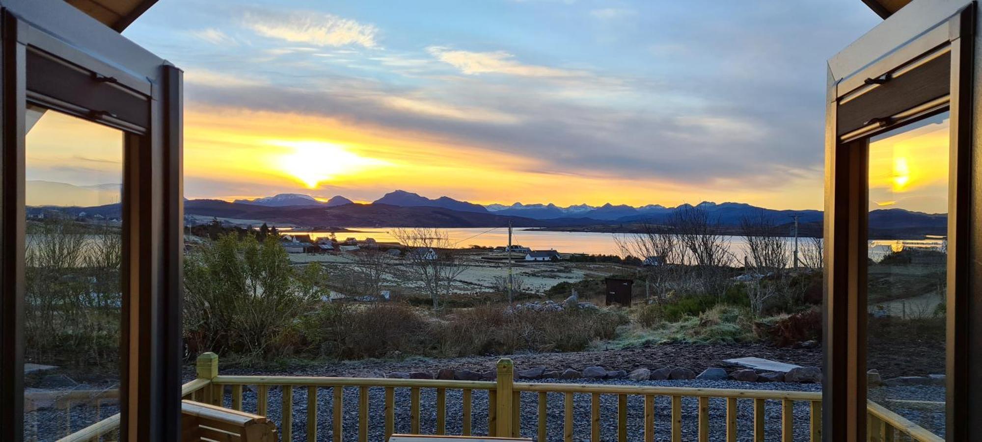 Loch Ewe Luxury Pods Apartman Mellon Charles Kültér fotó
