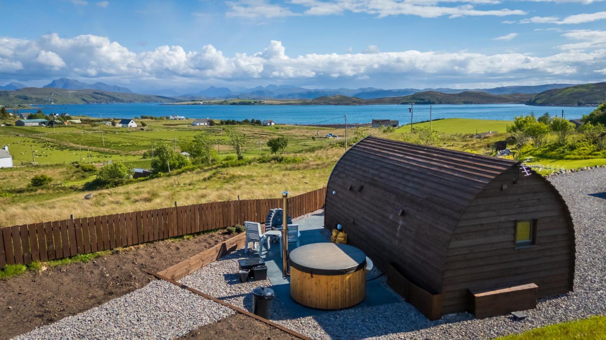 Loch Ewe Luxury Pods Apartman Mellon Charles Kültér fotó