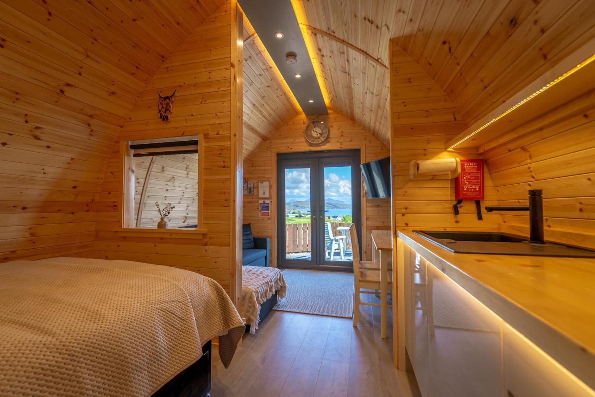 Loch Ewe Luxury Pods Apartman Mellon Charles Kültér fotó